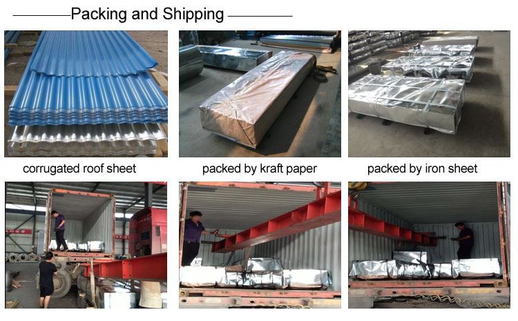 Building Material Galvalume Corrugated Steel Roofing Sheet 